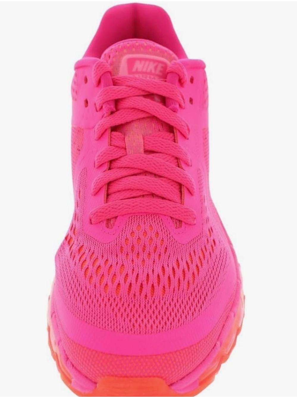 NIKE AIR MAX 2014 Women’s Fuchsia Pink Running Shoe - Picture 2 of 8